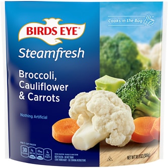 Birds Eye Steamfresh Broccoli, Cauliflower & Carrots, Frozen