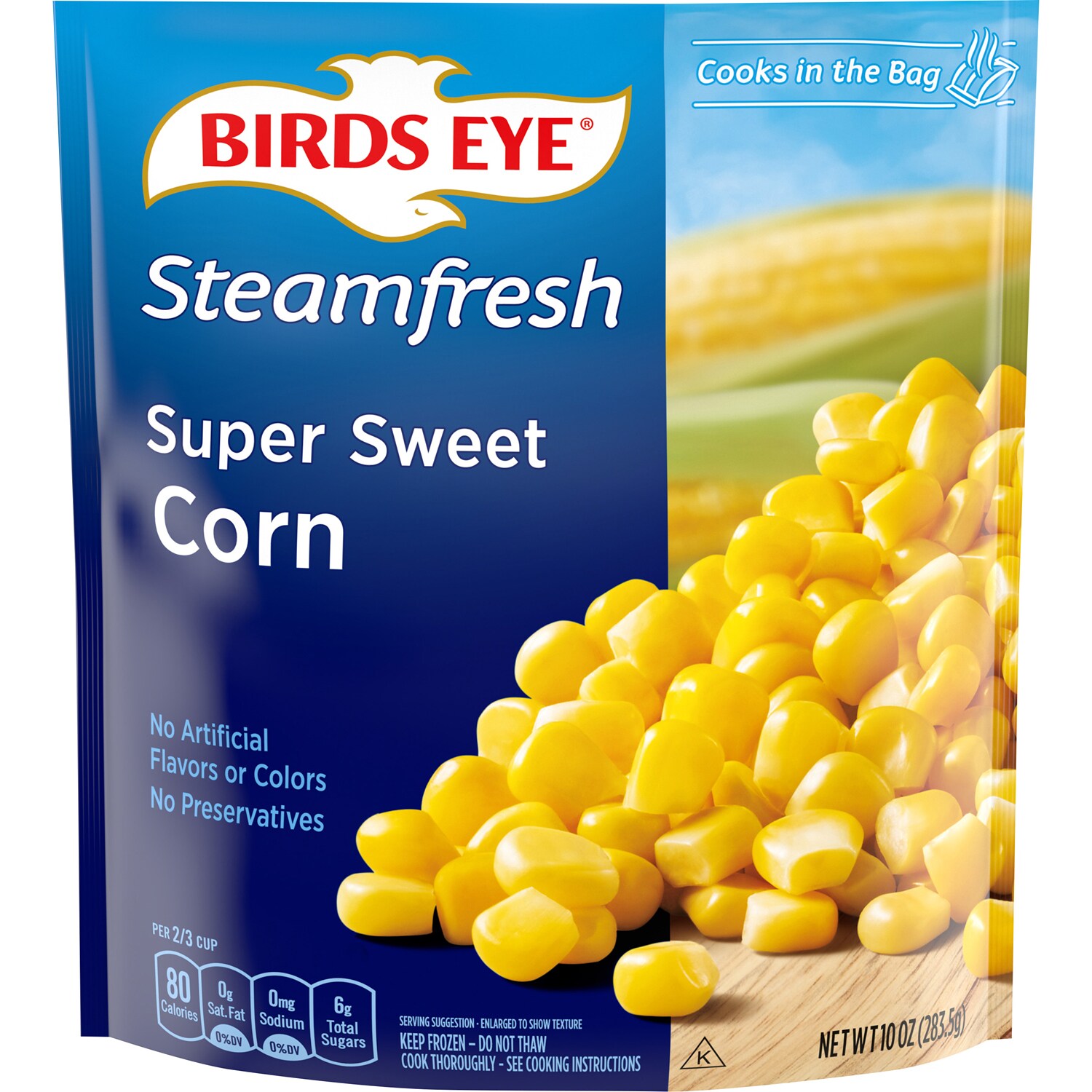 Birds Eye Steamfresh Super Sweet Corn, Frozen