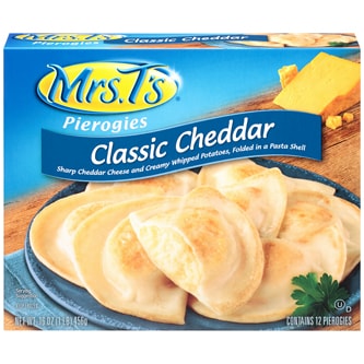 Mrs. T's Potato and Cheddar Pierogies
