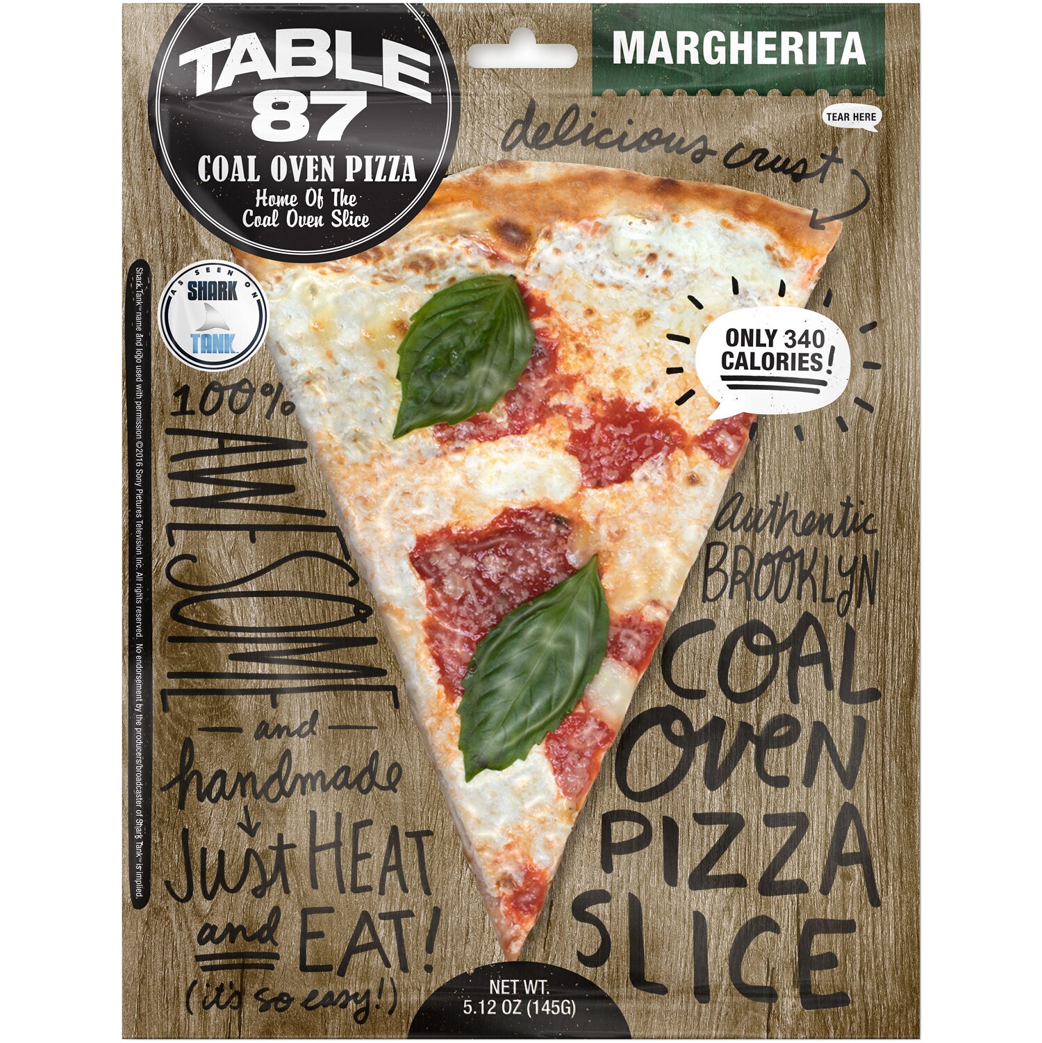 Order Table 87 Coal Oven Pizza Slice, Margherita, Frozen Fast Delivery