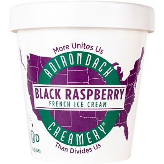 Adirondack Creamery Ice Cream, Black Raspberry