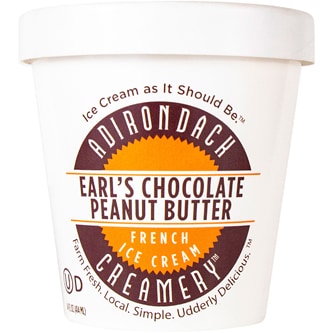 Adirondack Creamery Ice Cream, Earl's Chocolate Peanut Butter