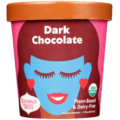 Coconut Bliss Organic Non-Dairy Frozen Dessert, Dark Chocolate