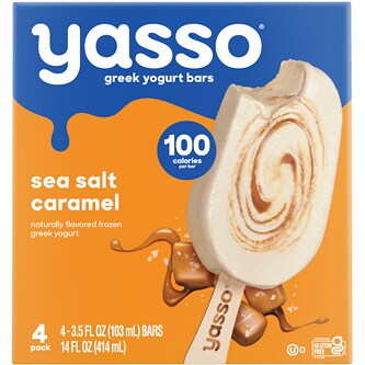 Yasso Frozen Greek Yogurt Bars, Sea Salt Caramel