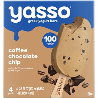 Yasso Frozen Greek Yogurt Bars, Coffee Chocolate Chip