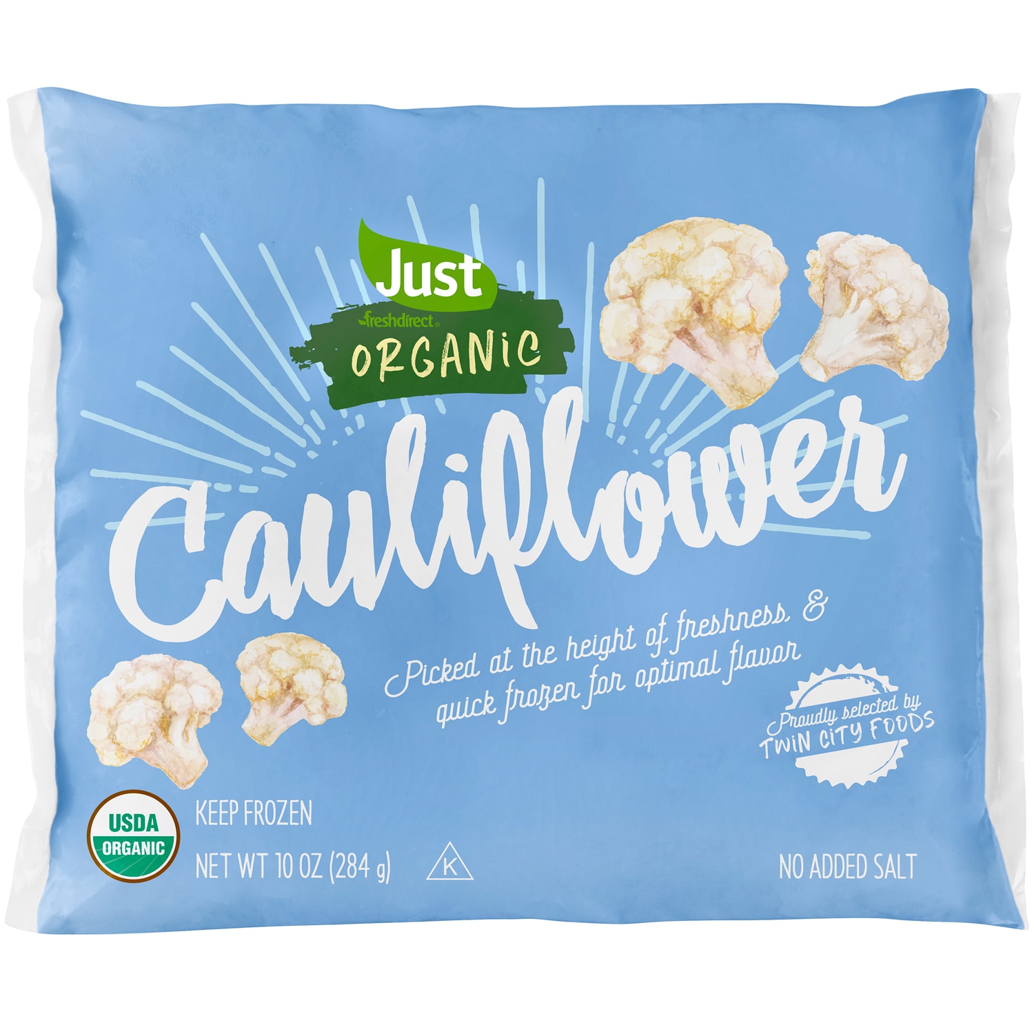Just FreshDirect Organic Frozen Cauliflower