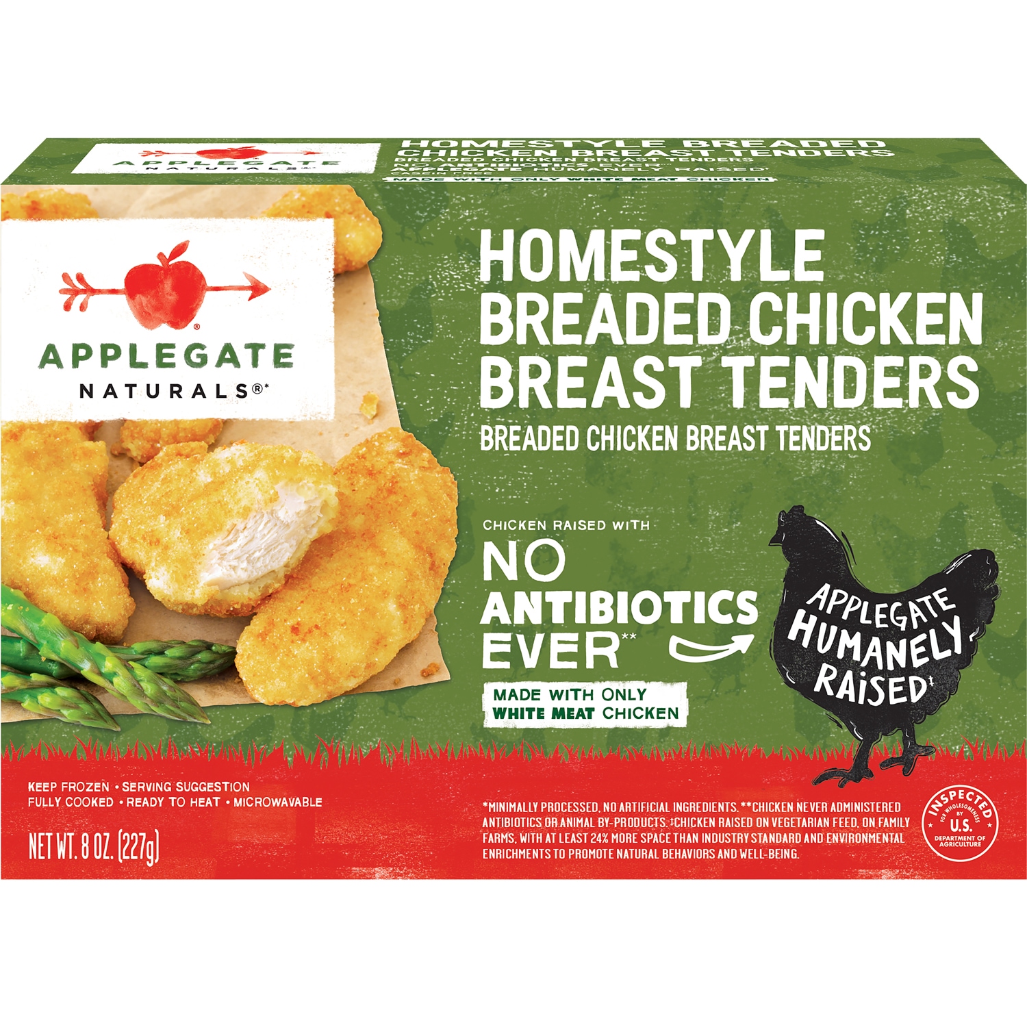 Applegate Naturals Homestyle Breaded Chicken Breast Tenders