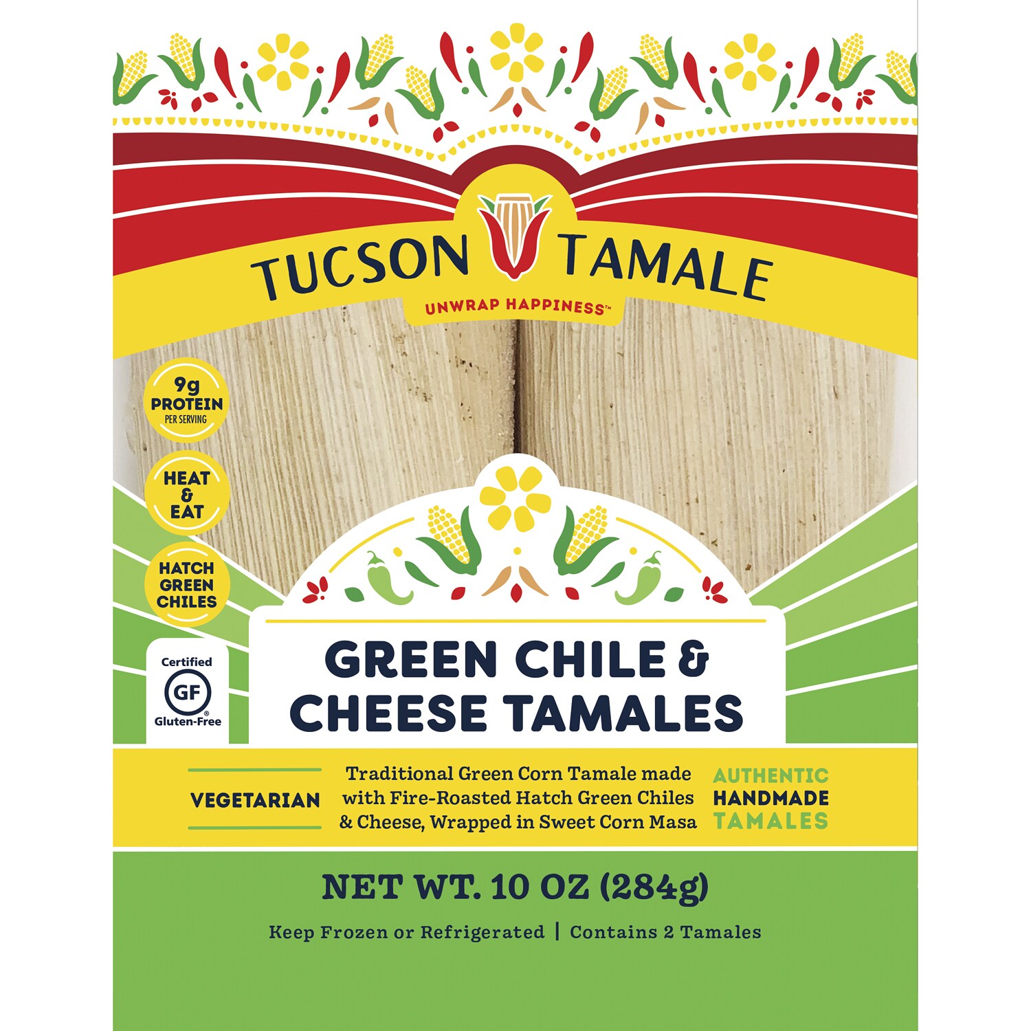 Order Tucson Tamale Green Chile & Cheese Tamales Fast Delivery