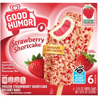 Good Humor Frozen Dessert Bars, Strawberry Shortcake