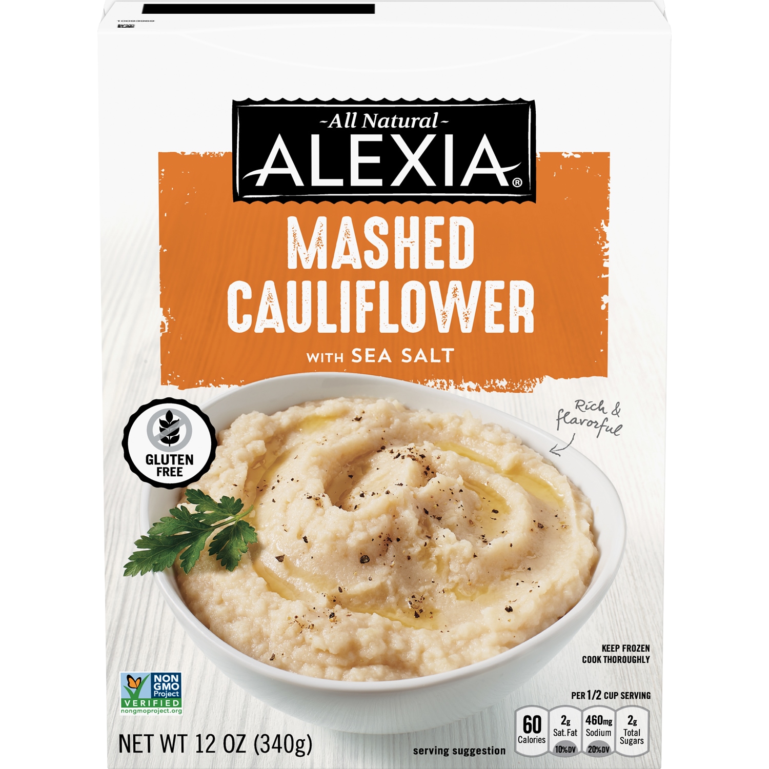 Alexia Mashed Cauliflower with Sea Salt, Frozen