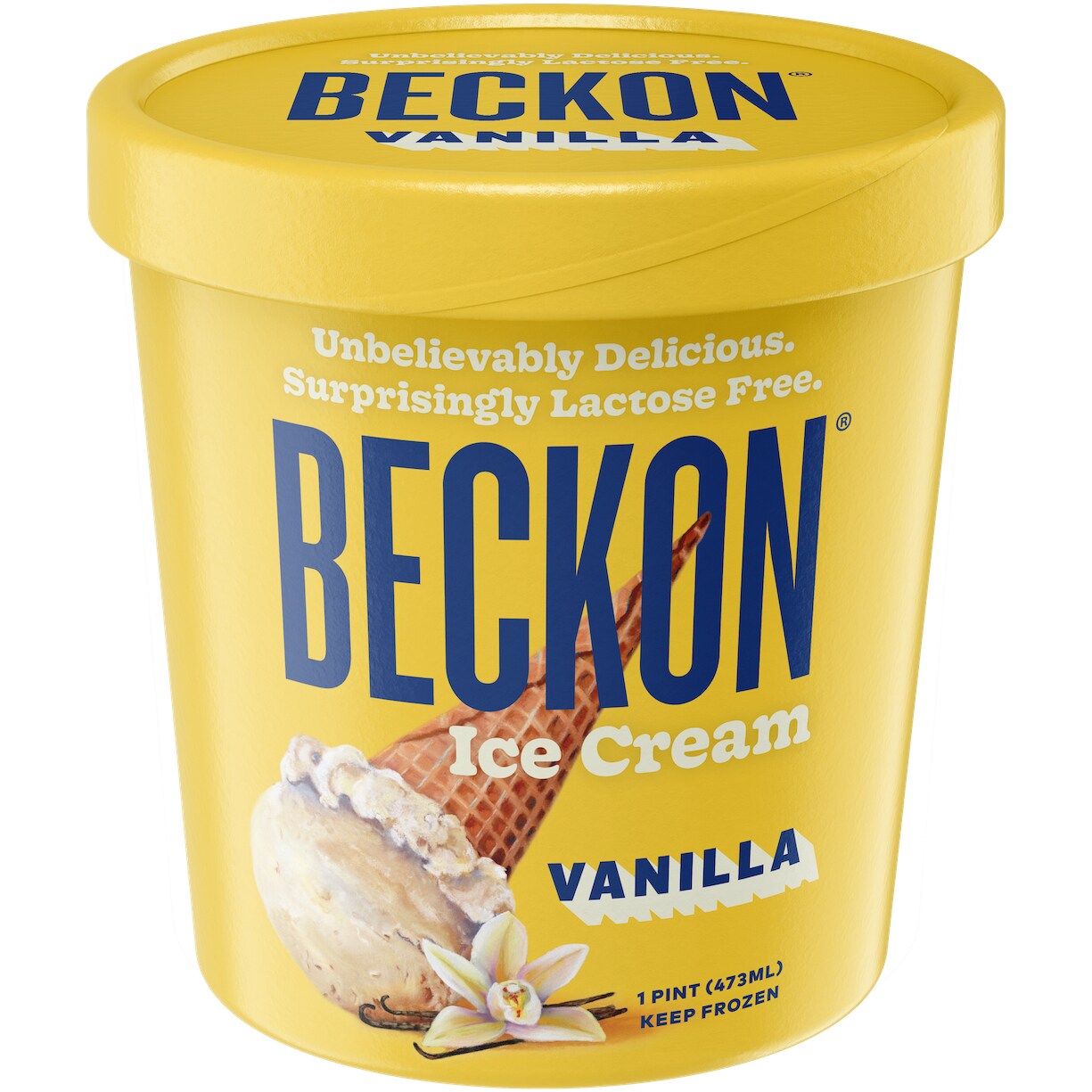 Beckon Lactose Free Ice Cream, Vanilla