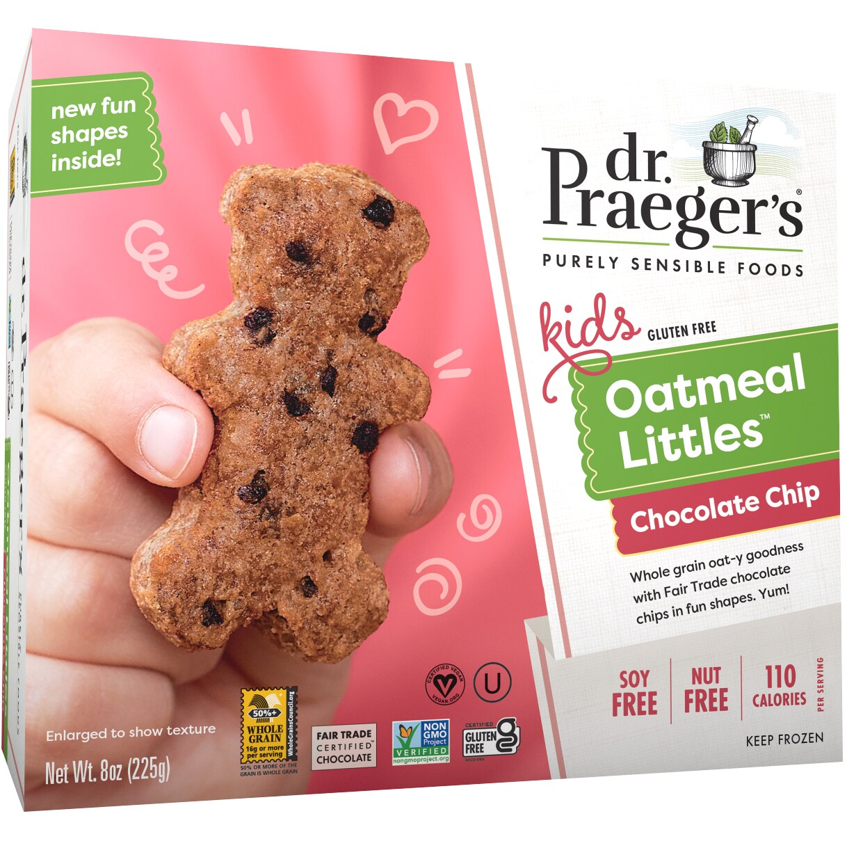 Dr. Praeger's Kids Oatmeal Littles, Chocolate Chip, Frozen