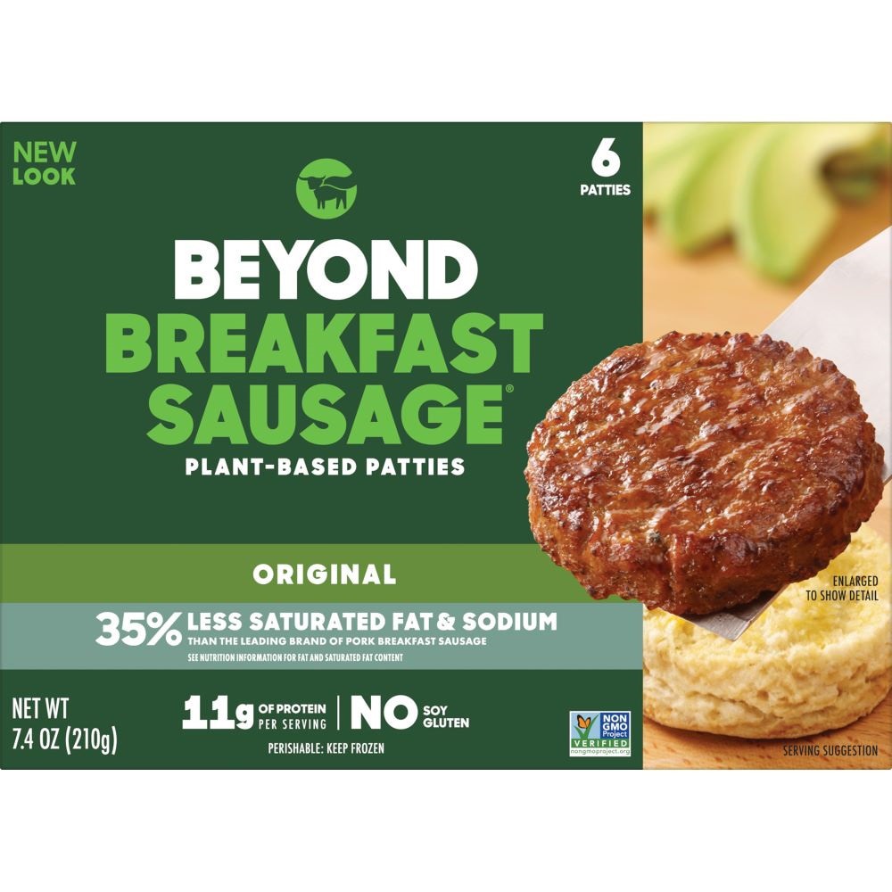 Beyond Meat Beyond Breakfast Sausage Plant-Based Breakfast Patties, Original