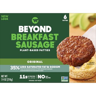 Beyond Meat Beyond Breakfast Sausage Plant-Based Breakfast Patties, Original