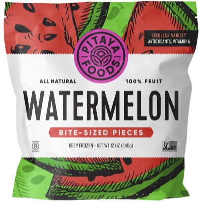 Pitaya Foods All Natural Bite-Sized Watermelon, Frozen