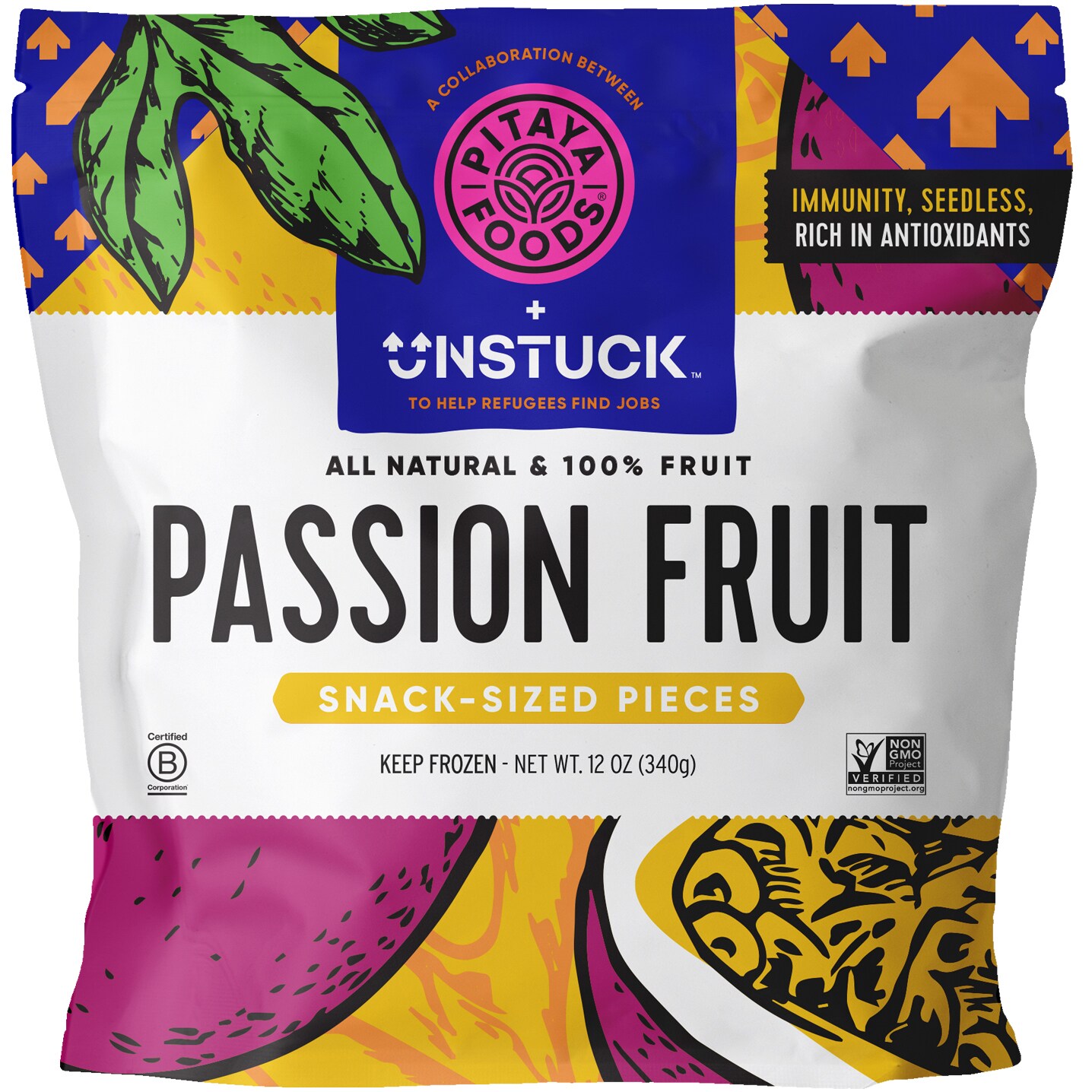 Pitaya Bite-Sized Passion Fruit, Frozen | FreshDirect
