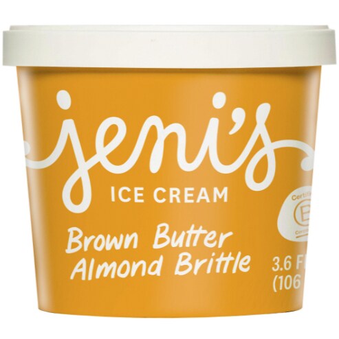 Jeni's Ice Cream Mini Cup, Brown Butter Almond Brittle