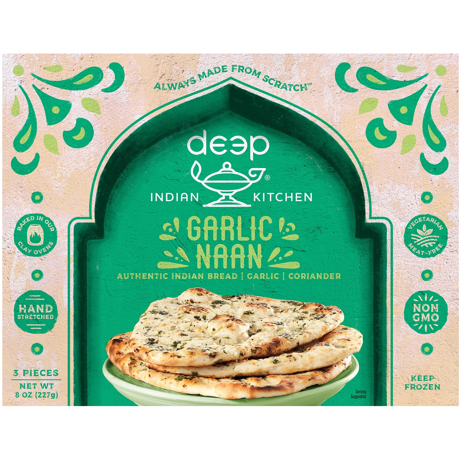 Deep Indian Kitchen Garlic Naan