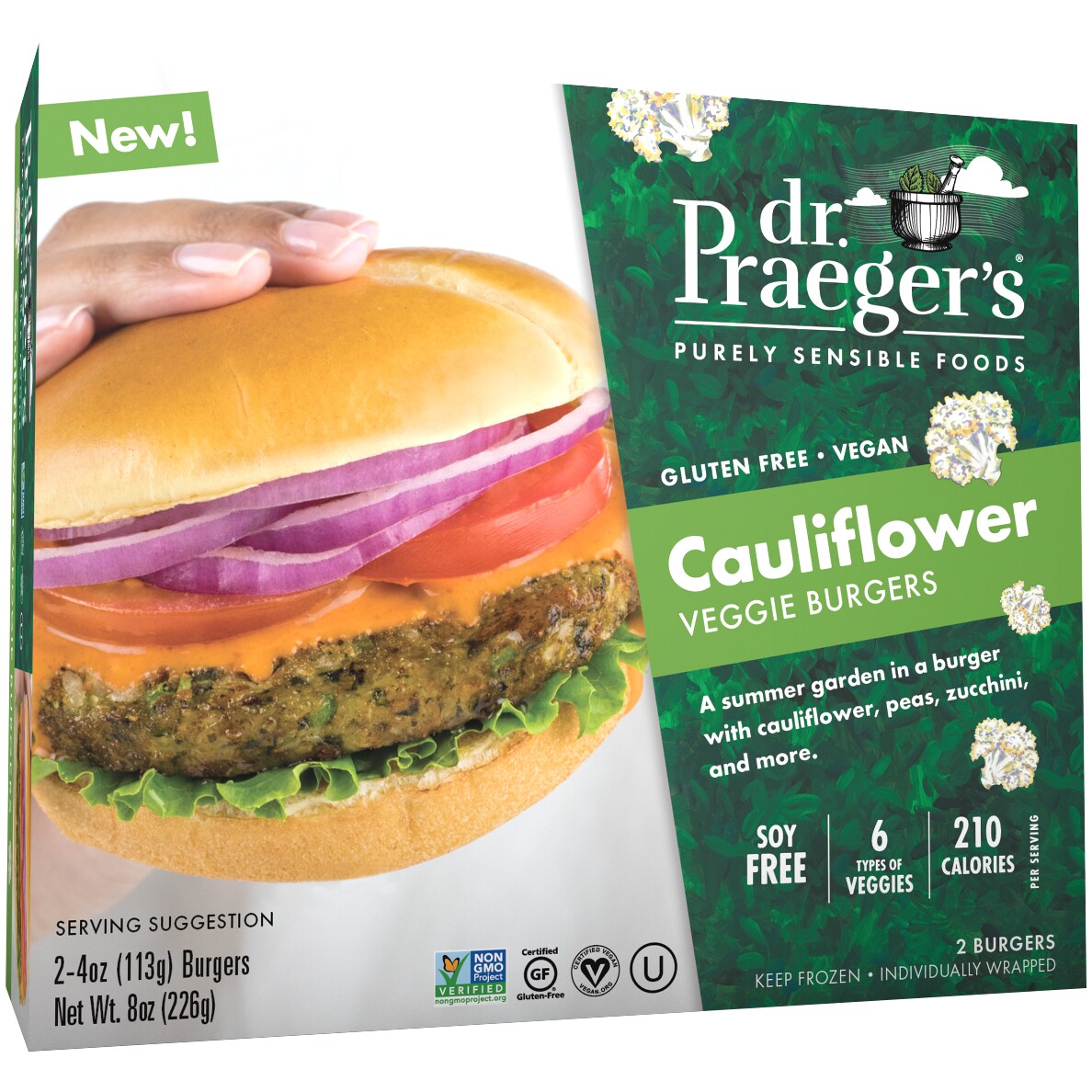 Dr. Praeger's Cauliflower Veggie Burgers