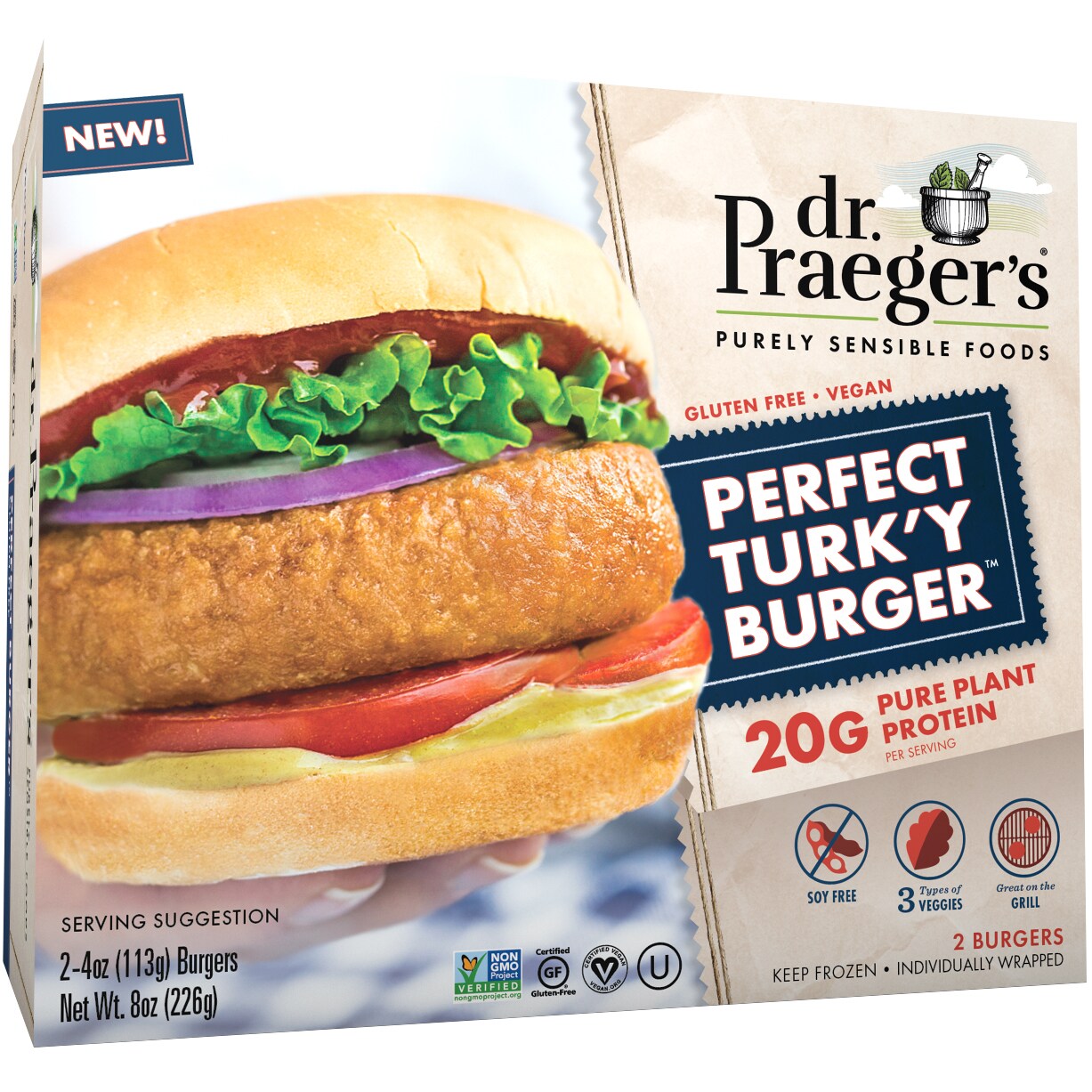 Dr. Praeger's Perfect Turk'y Burgers