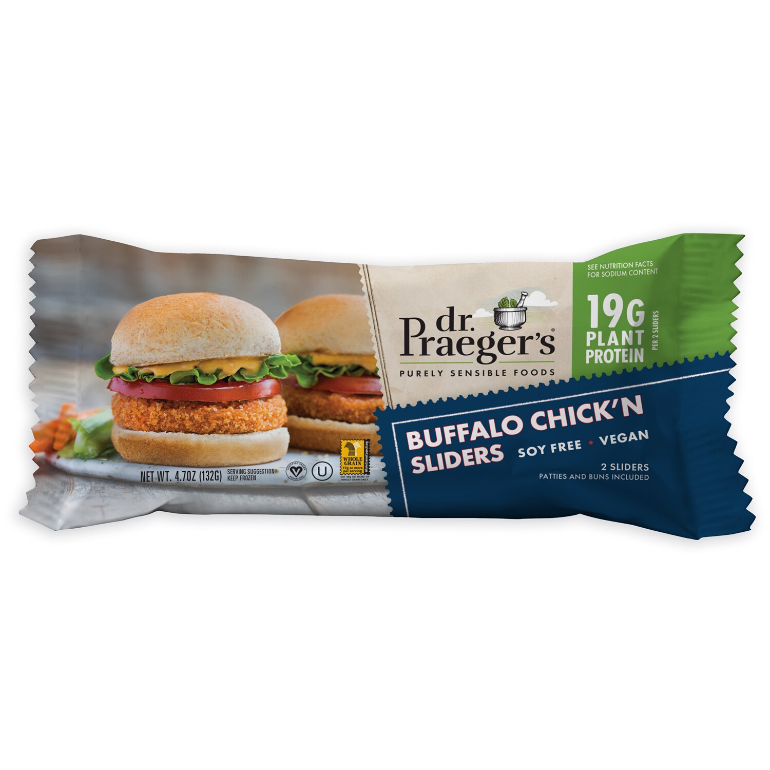 Dr. Praeger's Buffalo Chick'n Sliders