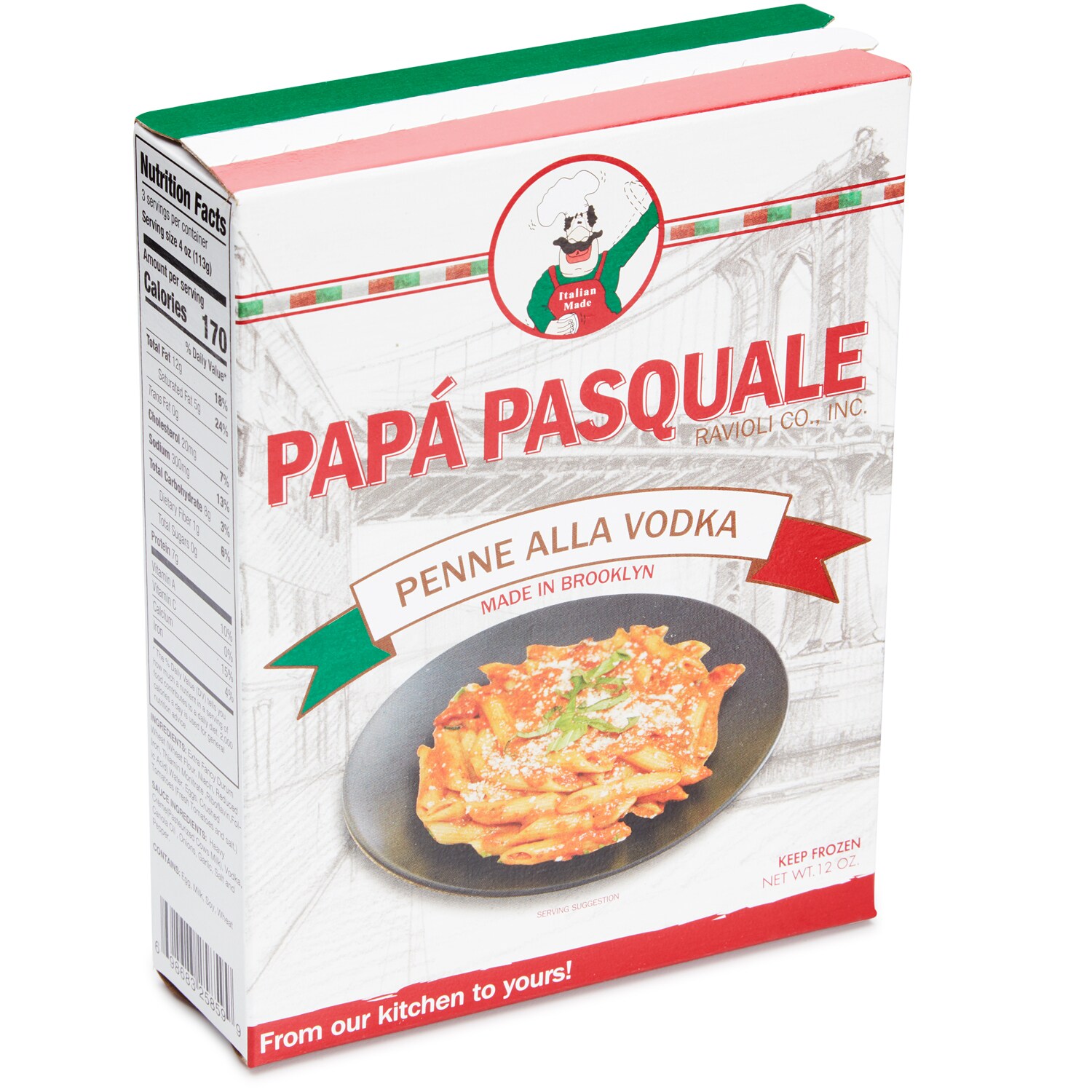 Papá Pasquale Penne Alla Vodka, Frozen