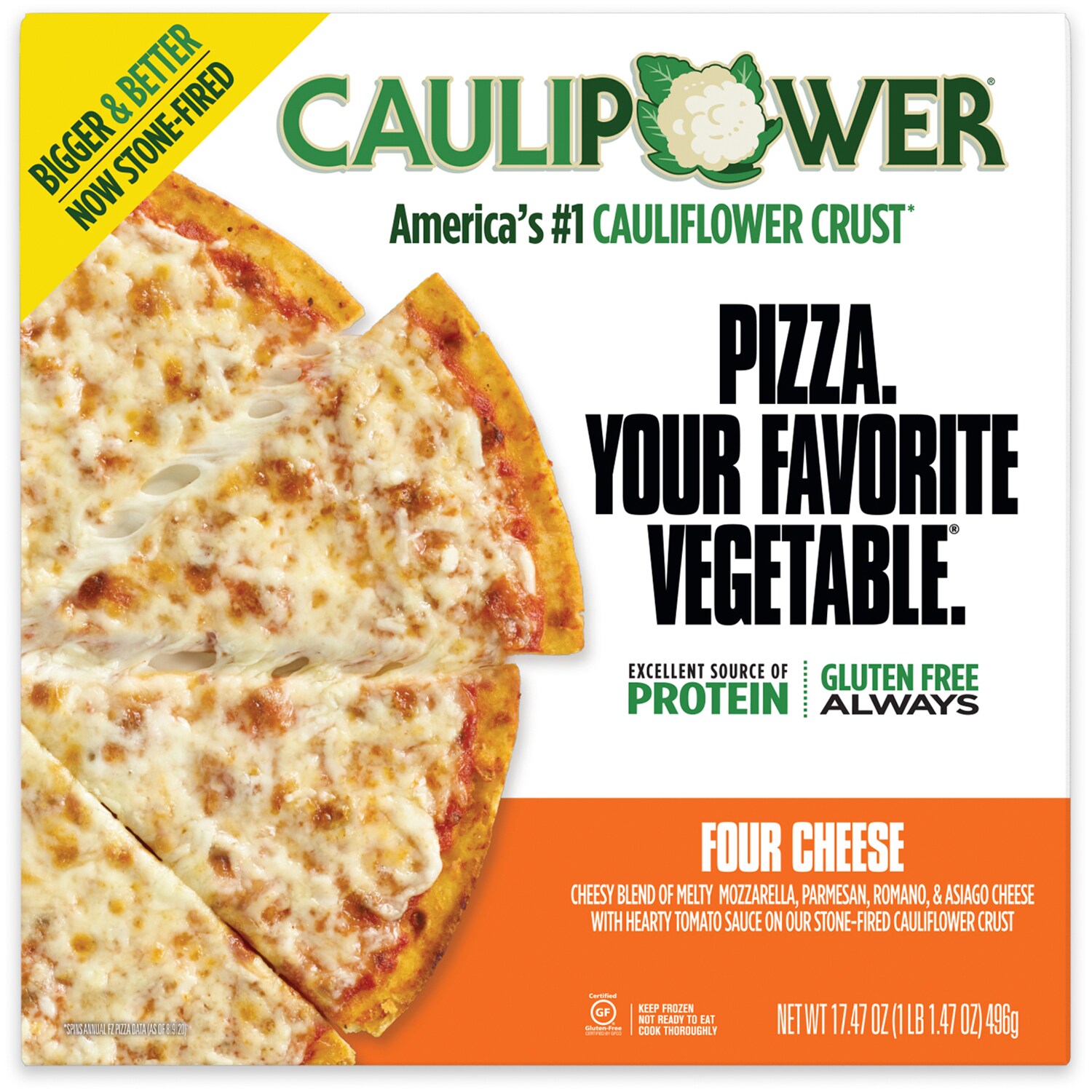 CAULIPOWER Cauliflower Crust Pizza, Four Cheese