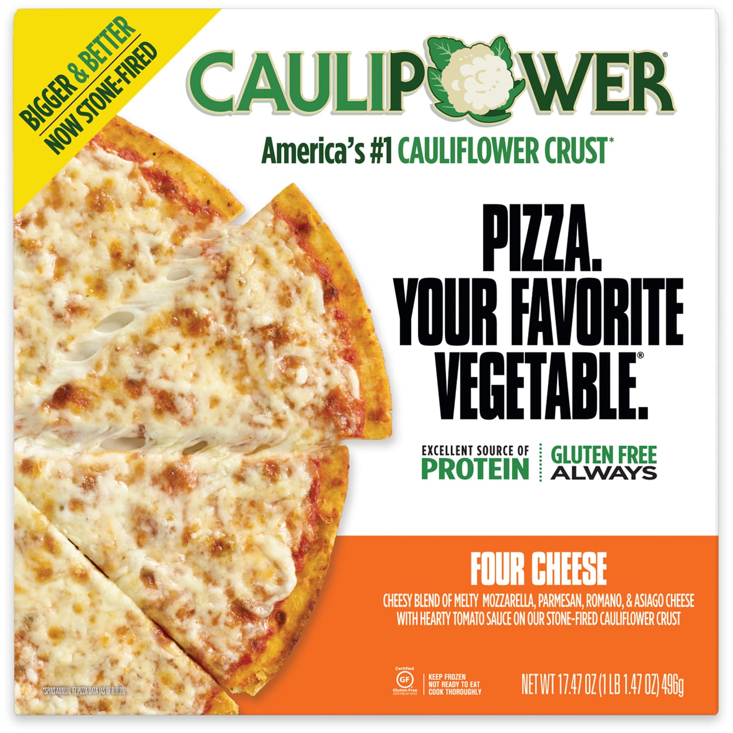 CAULIPOWER Cauliflower Crust Pizza, Four Cheese