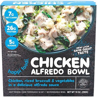 Happi Foodi Chicken Alfredo Bowl