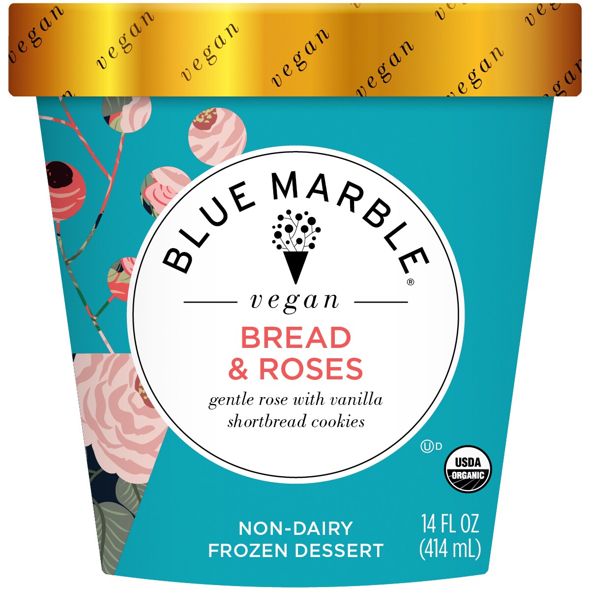 Blue Marble Organic Vegan Ice Cream, Bread & Roses