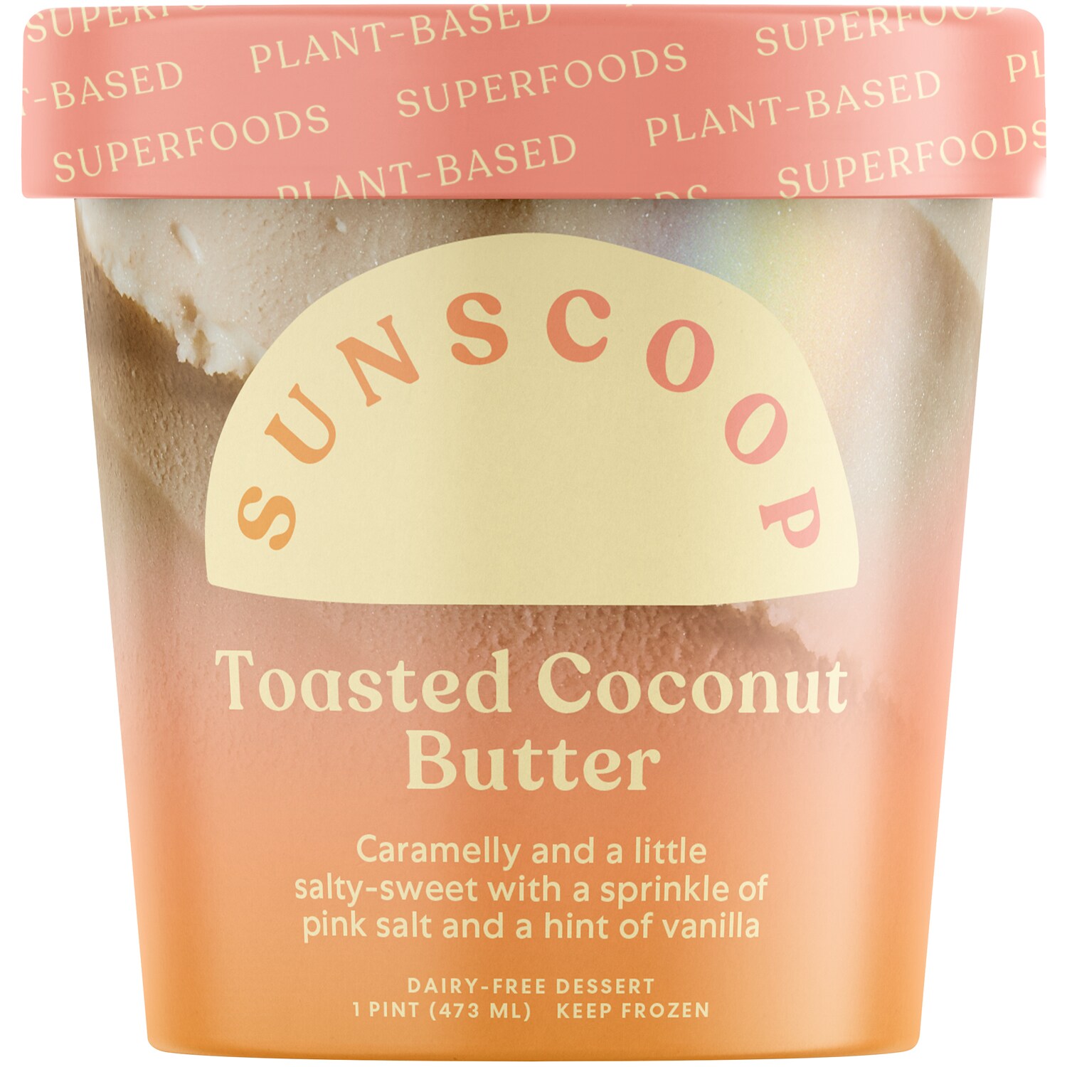 Sunscoop Plant-Based Ice Cream, Toasted Coconut Butter