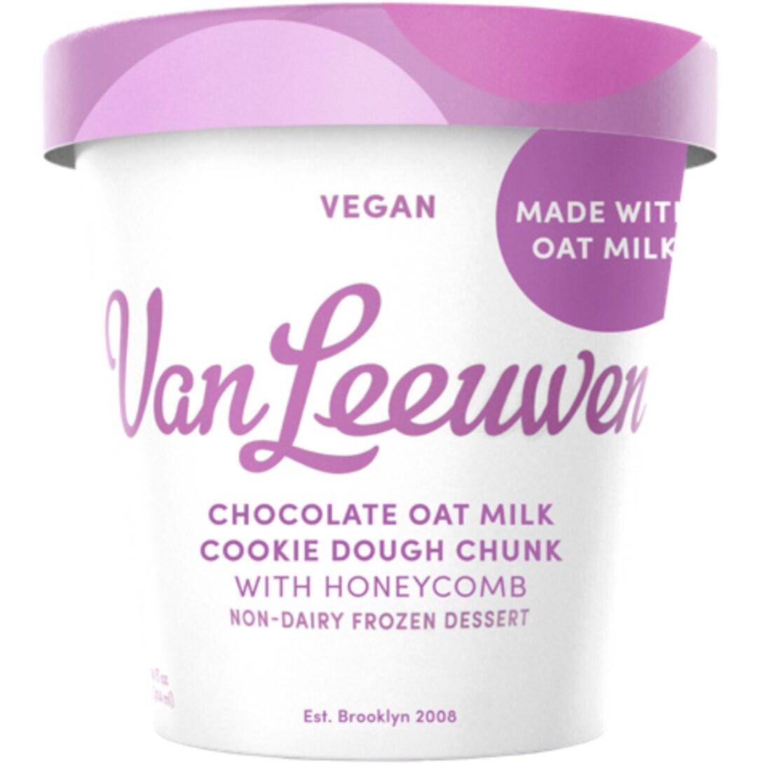 Van Leeuwen Vegan Chocolate Oat Milk Ice Cream, Cookie Dough Chunk