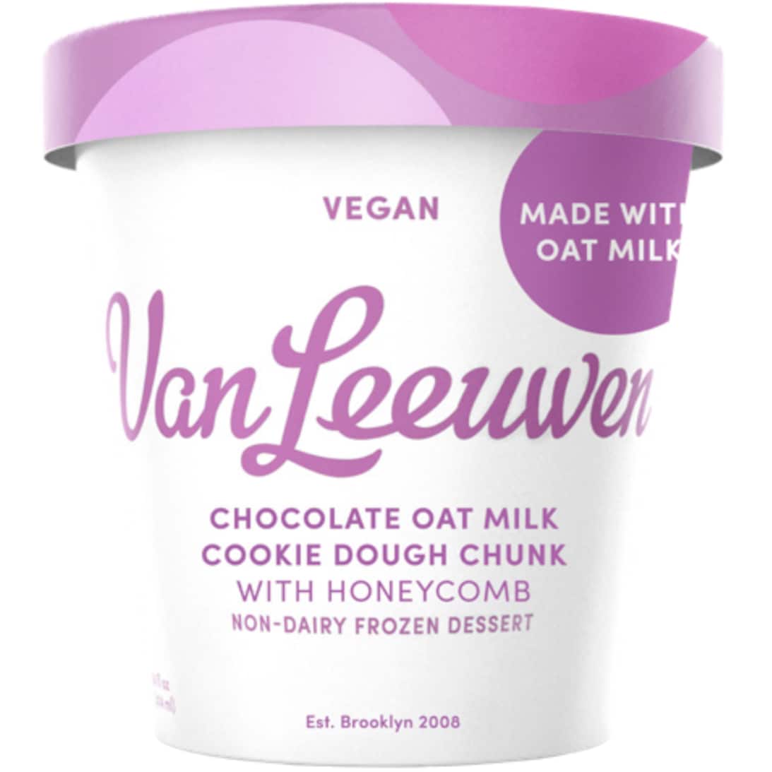 Van Leeuwen Vegan Chocolate Oat Milk Ice Cream, Cookie Dough Chunk