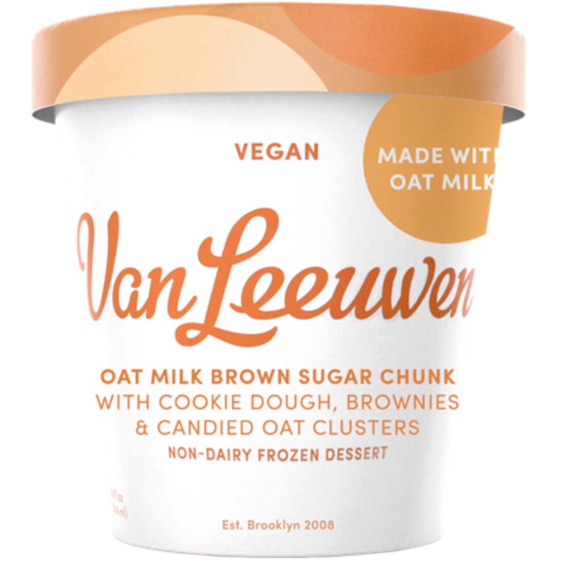 Van Leeuwen Vegan Oat Milk Ice Cream, Brown Sugar Chunk