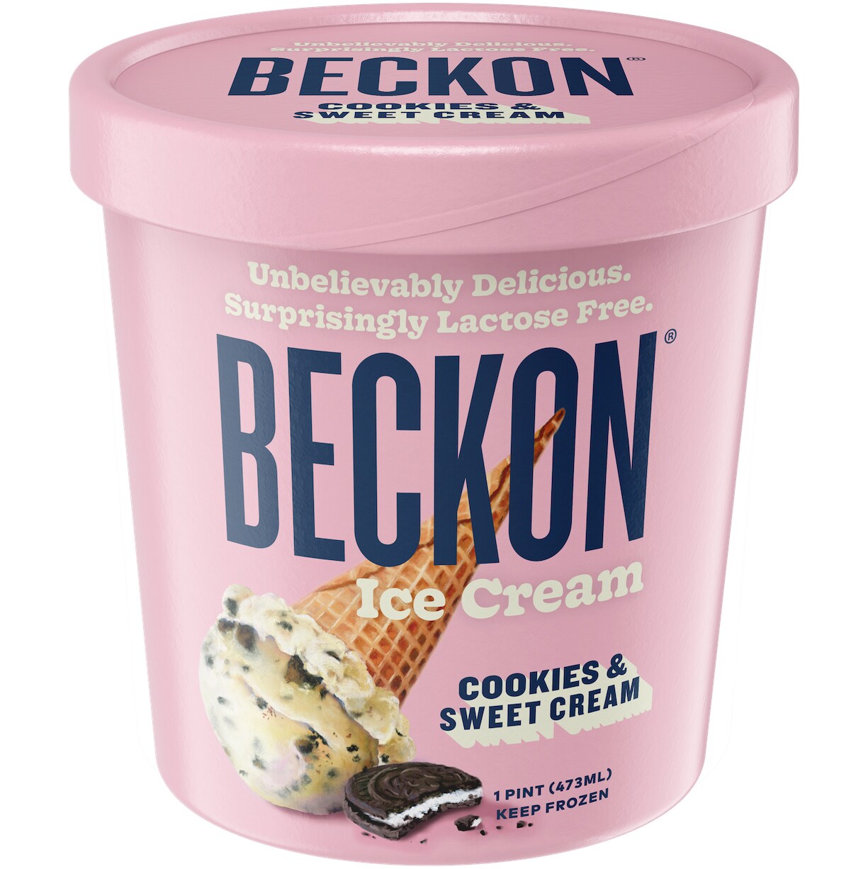 Beckon Lactose Free Ice Cream, Cookies & Sweet Cream