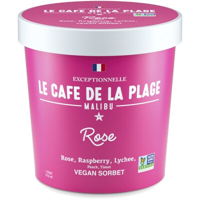 Le Cafe de la Plage Vegan Sorbet, Rose