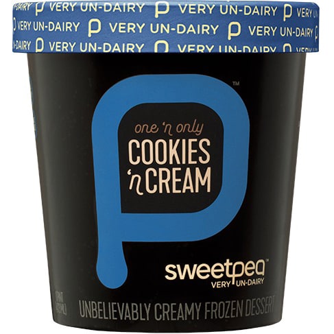 SweetPea Non-Dairy Frozen Dessert, One 'n Only Cookies 'n Cream