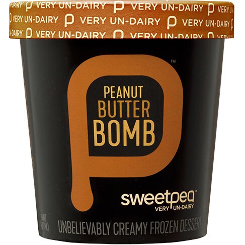 SweetPea Non-Dairy Frozen Dessert, Peanut Butter Bomb