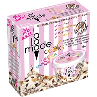 A La Mode Artisanal Ice Cream Mini Cups, Cooks