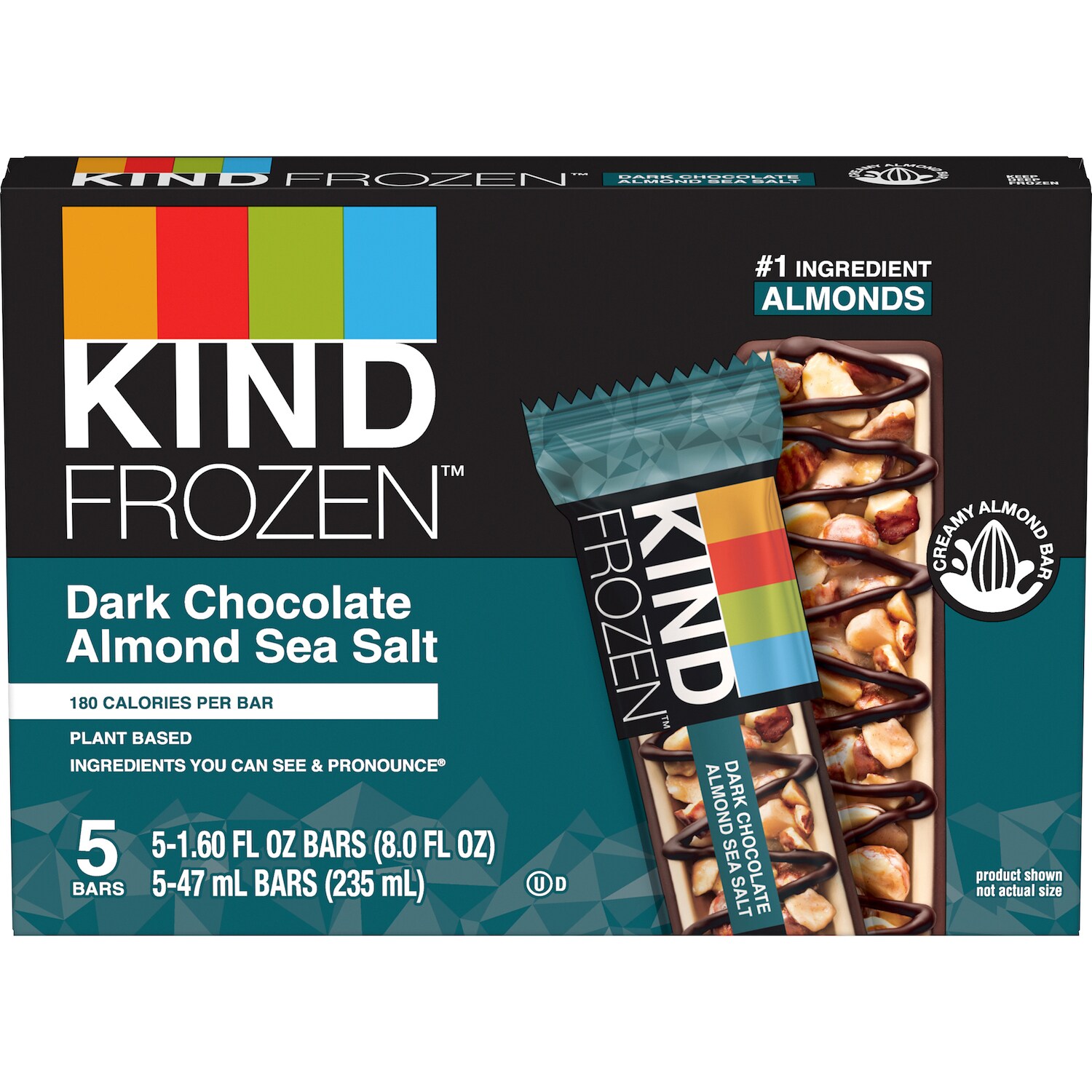 KIND Frozen Bars, Dark Chocolate Almond Sea Salt