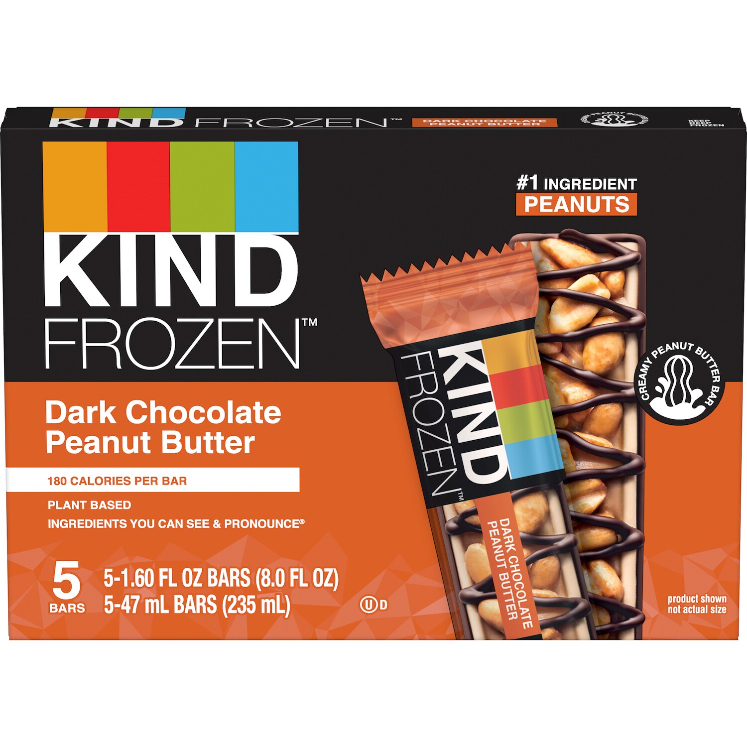KIND Frozen Bars, Dark Chocolate Peanut Butter