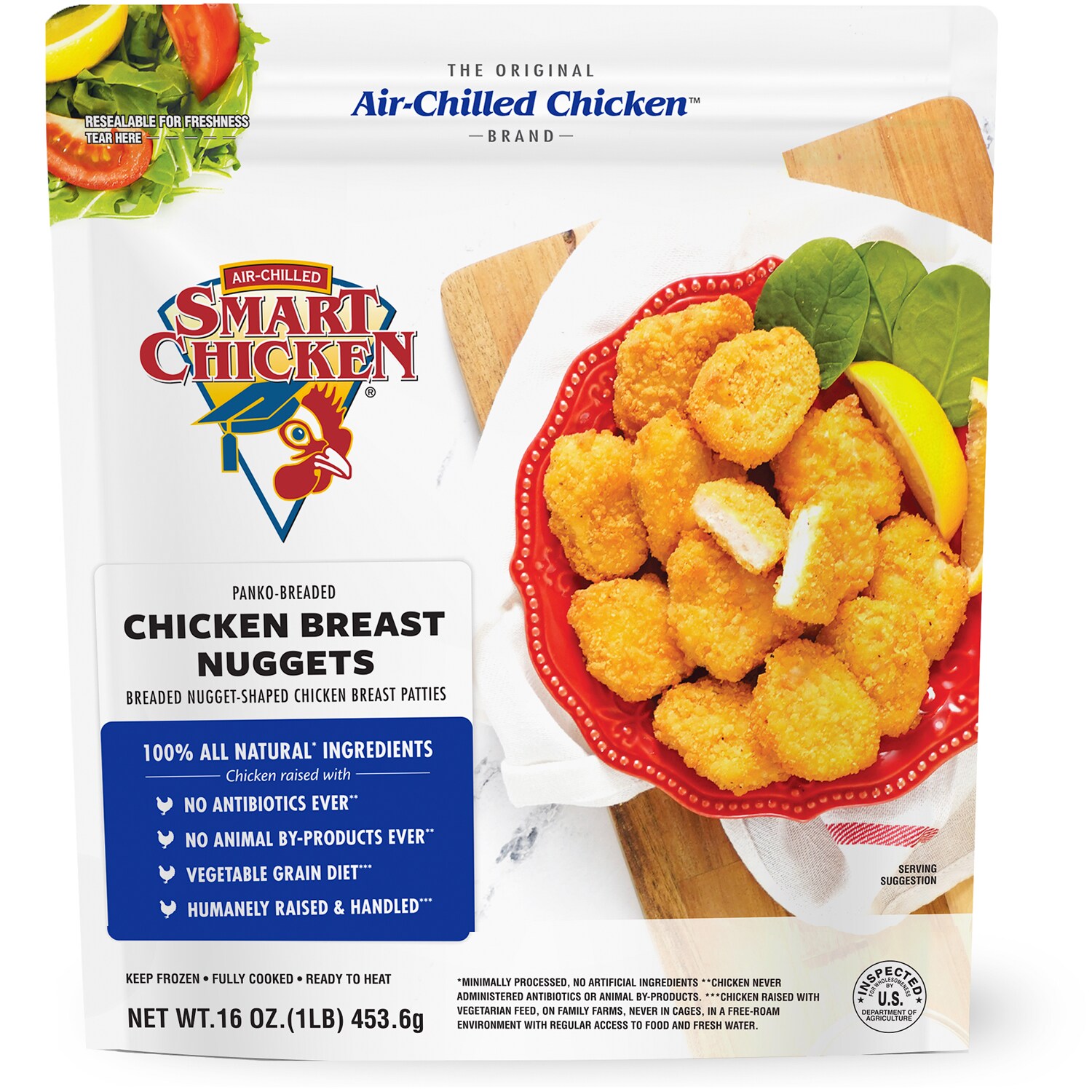 Smart Chicken Chicken Breast Nuggets, Air-Chilled