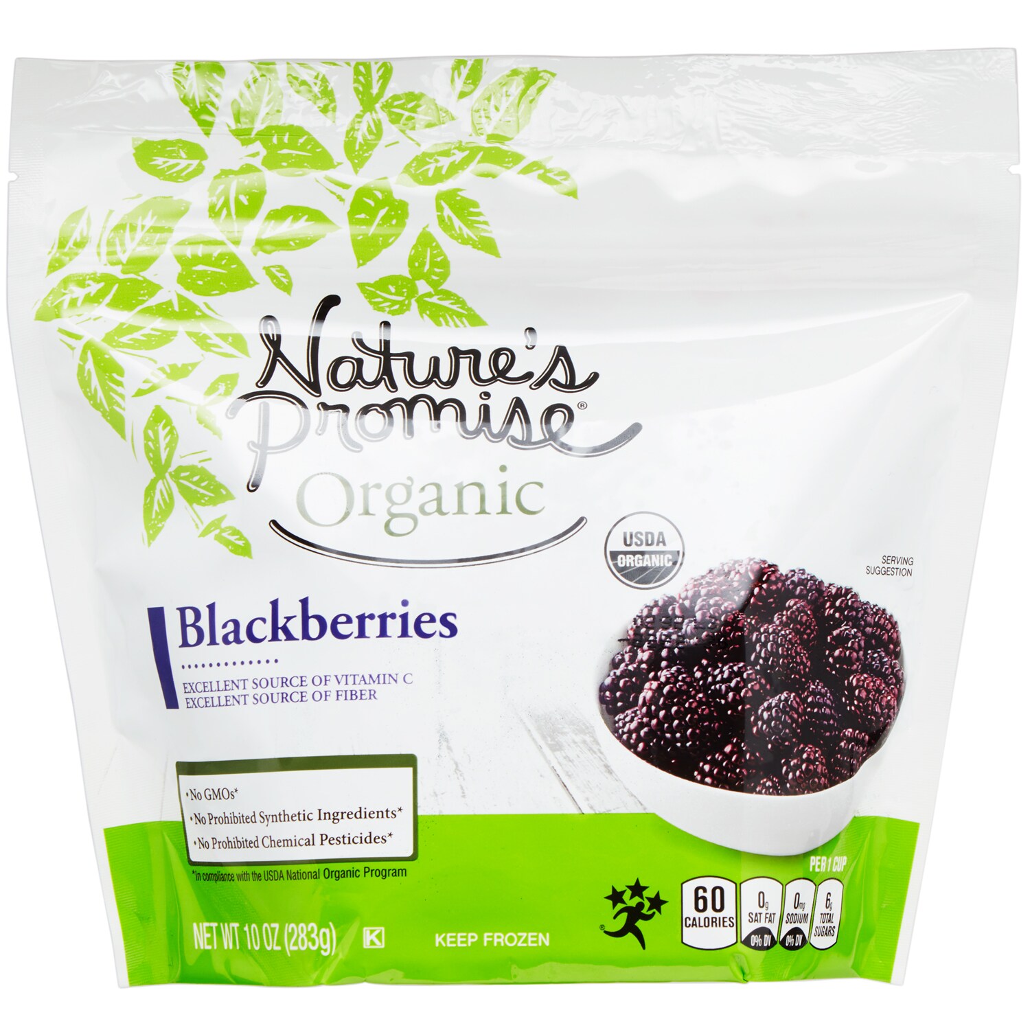 Nature's Promise Organic Blackberries, Frozen