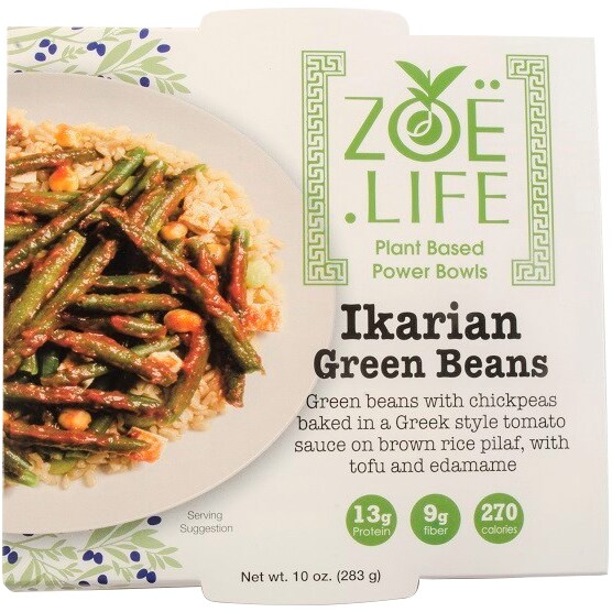 Zoë Life Plant Based Power Bowl, Ikarian Green Beans