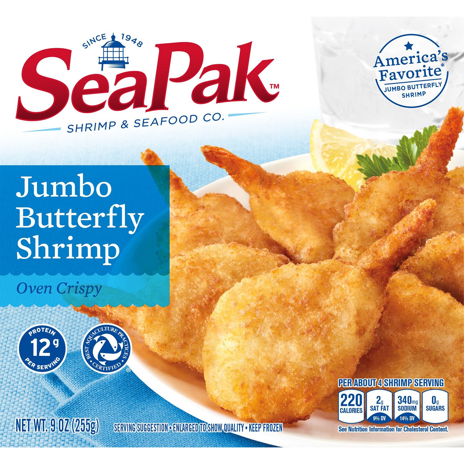 SeaPak Oven Crispy Jumbo Butterfly Shrimp