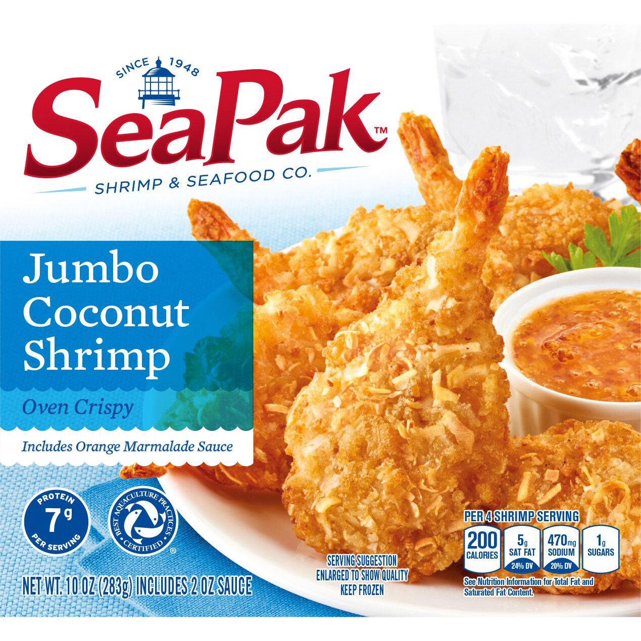 SeaPak Oven Crispy Jumbo Coconut Shrimp