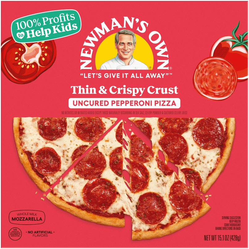 Newman's Own Thin & Crispy Crust Pizza, Uncured Pepperoni