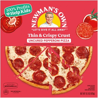 Newman's Own Thin & Crispy Crust Pizza, Uncured Pepperoni