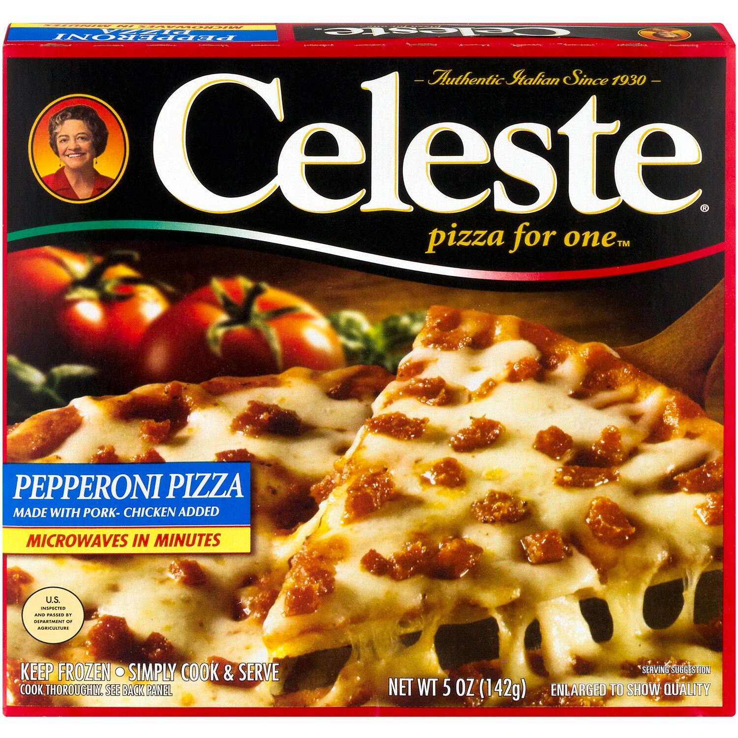 Celeste Pizza For One, Pepperoni