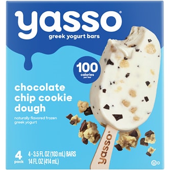 Yasso Frozen Greek Yogurt Bars, Chocolate Chip Cookie Dough